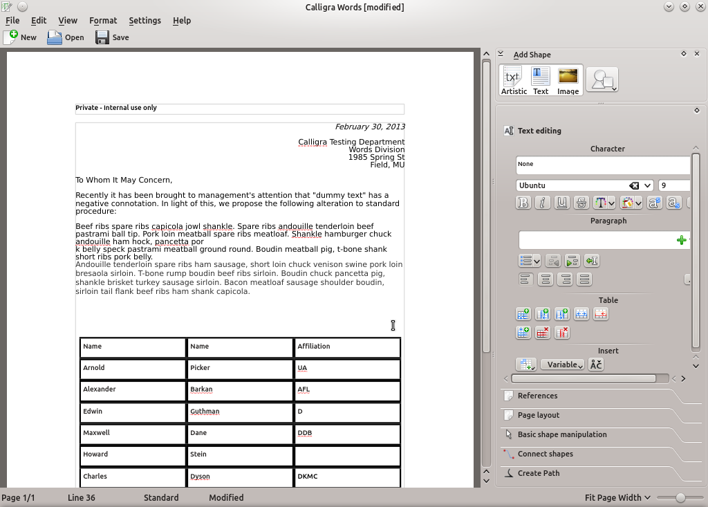 [Calligra Words from
Calligra 2.4]
