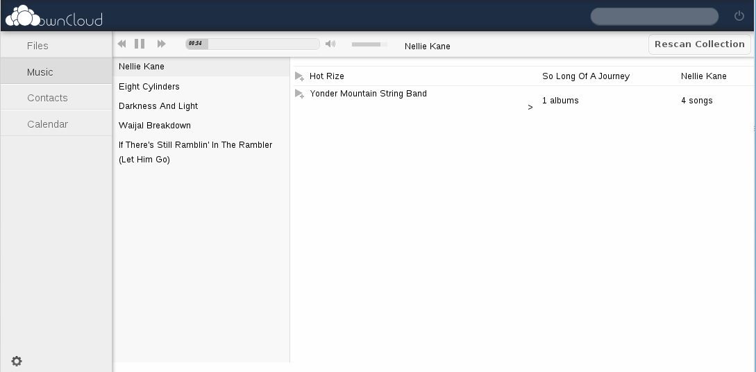 [Music application]