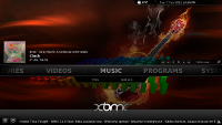 [XBMC home screen]