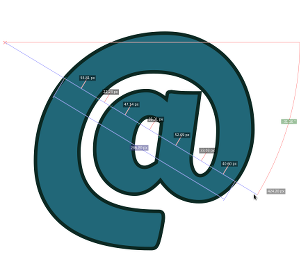 [Inkscape measure tool]