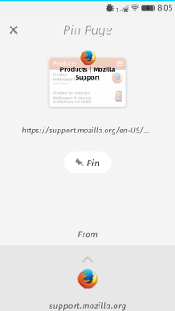 [Firefox OS 2.5 page pinning]