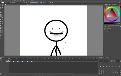 krita animation from frame 1 to 3