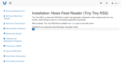 [FreedomBox app installation]