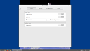 [Accessibility options]