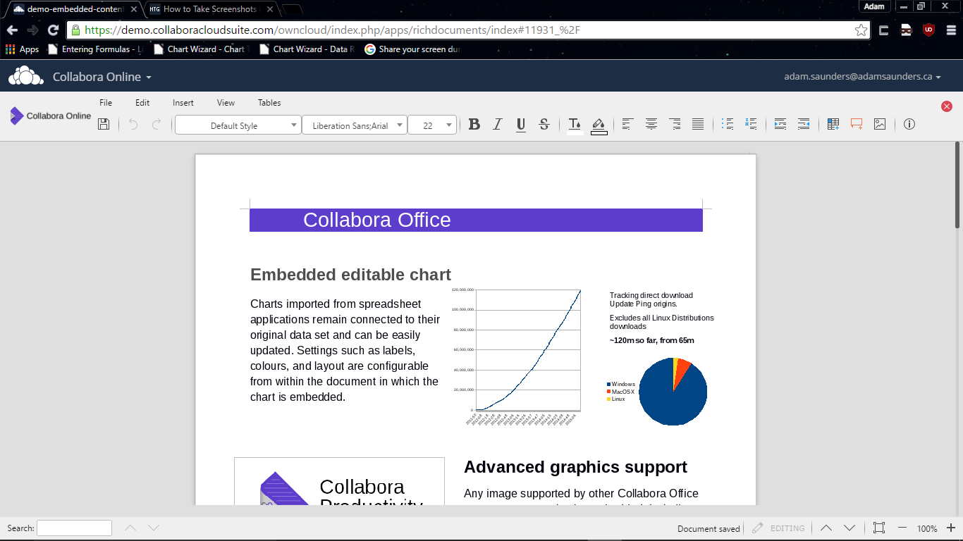 [Word processing app]