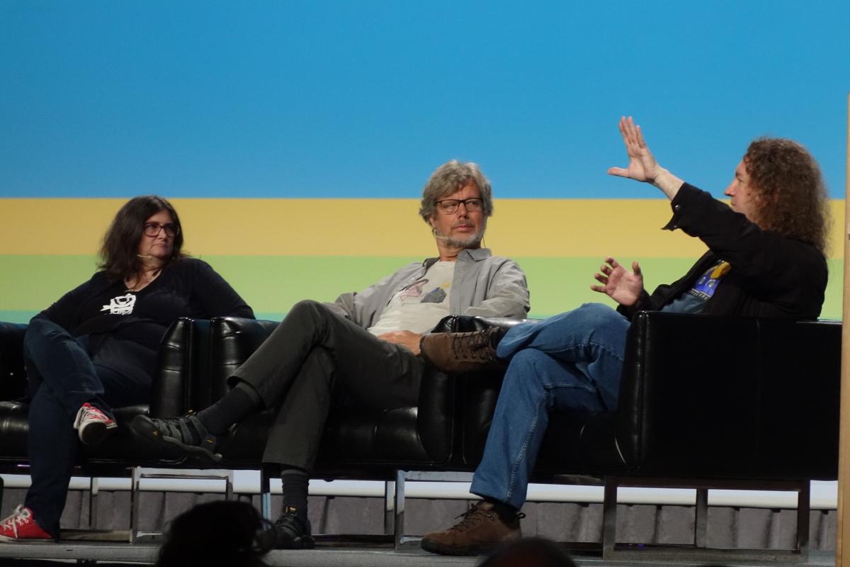 [Carol Willing, Guido van Rossum & Nick Coghlan]