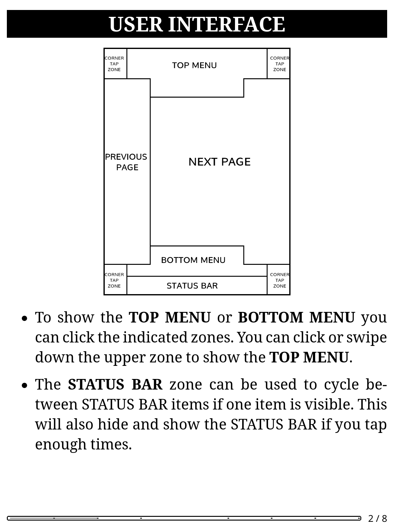[KOReader user interface]