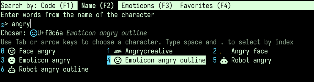 [Unicode input kitten]