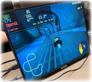 [SuperTuxKart running on Tyr at LPC]