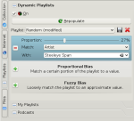 [Amarok 2.1.1
biased playlist]