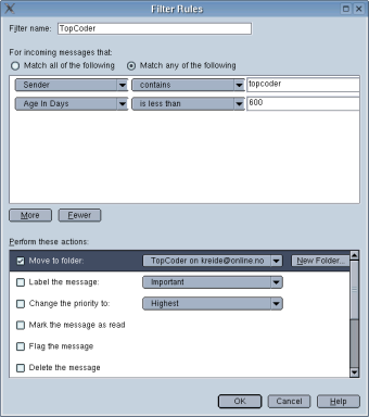 Mozilla filters